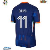 Nederland Cody Gakpo #11 Bortedrakt EM 2024 Kortermet